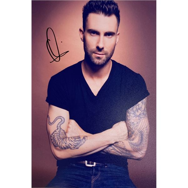 Autograph Signed  Adam Levine Photo