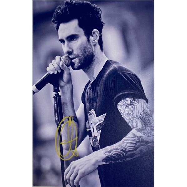 Autograph Signed  Adam Levine Photo