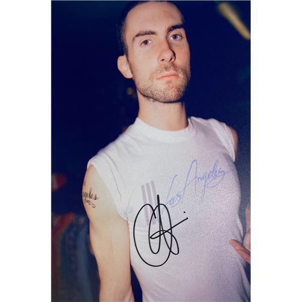Autograph Signed  Adam Levine Photo