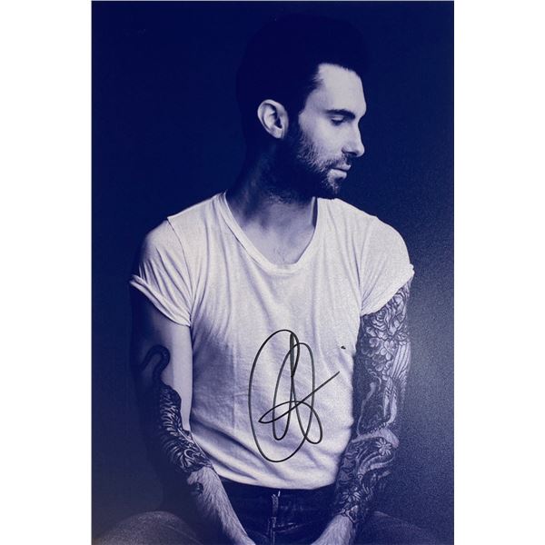 Autograph Signed  Adam Levine Photo