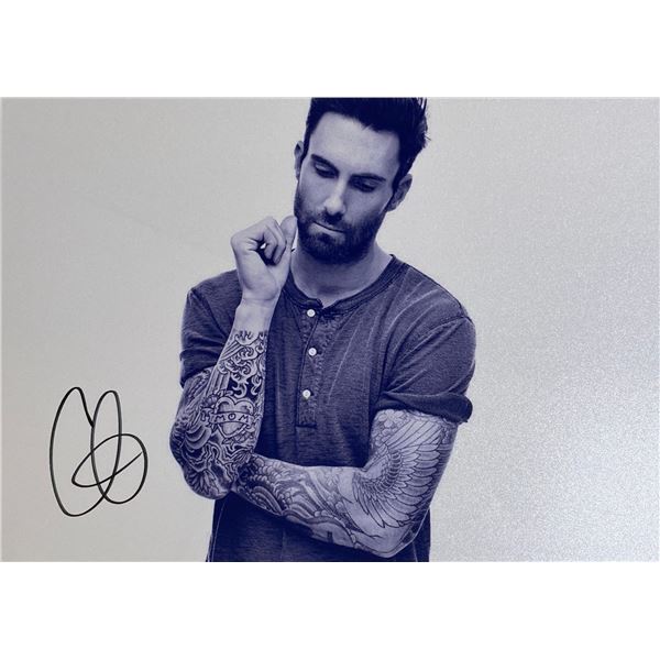 Autograph Signed  Adam Levine Photo