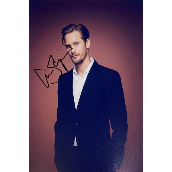 Autograph Signed  Alexander Skarsgard Photo