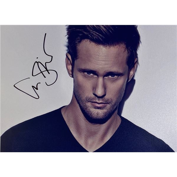 Autograph Signed  Alexander Skarsgard Photo