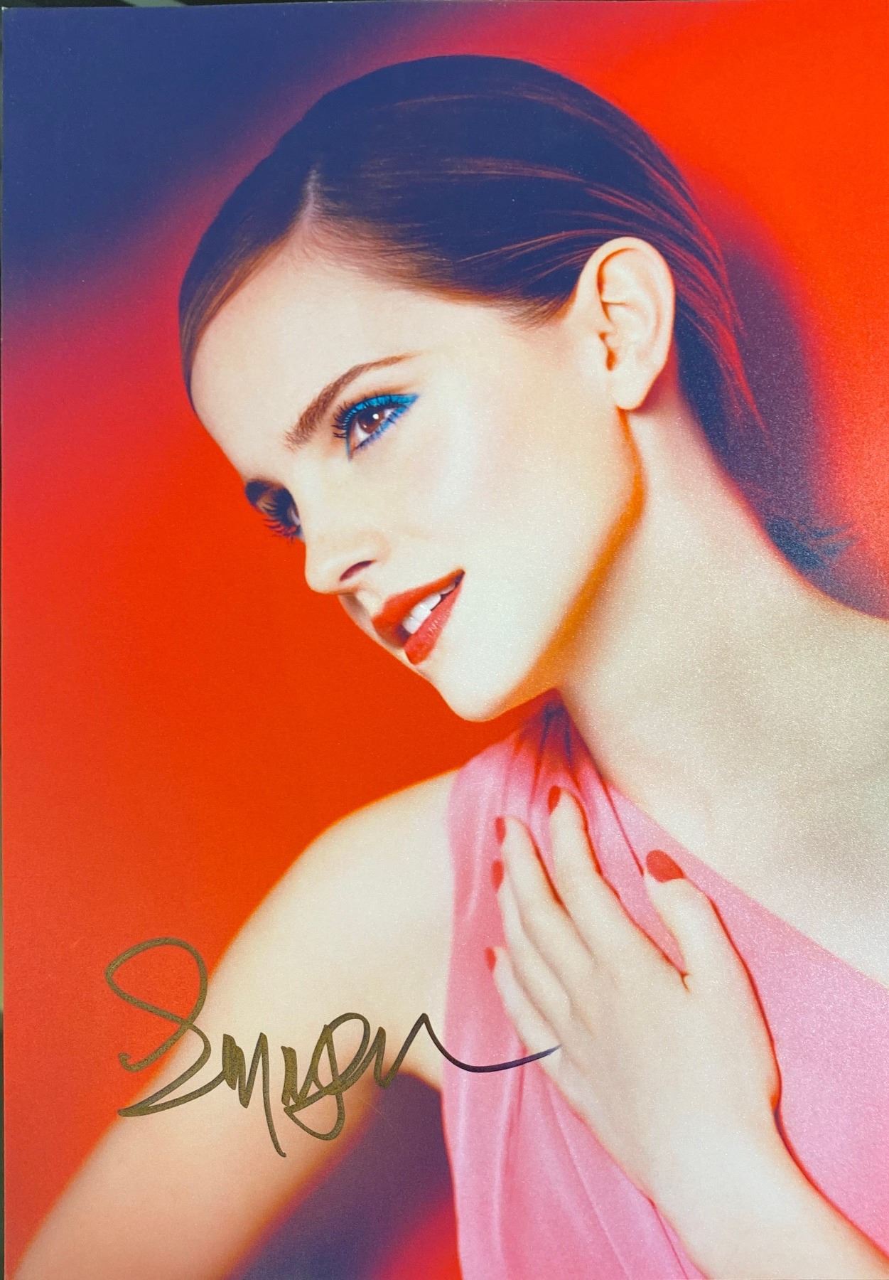 Autograph Signed Emma Watson Photo
