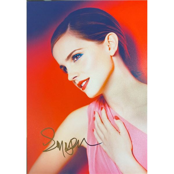 Autograph Signed  Emma Watson Photo