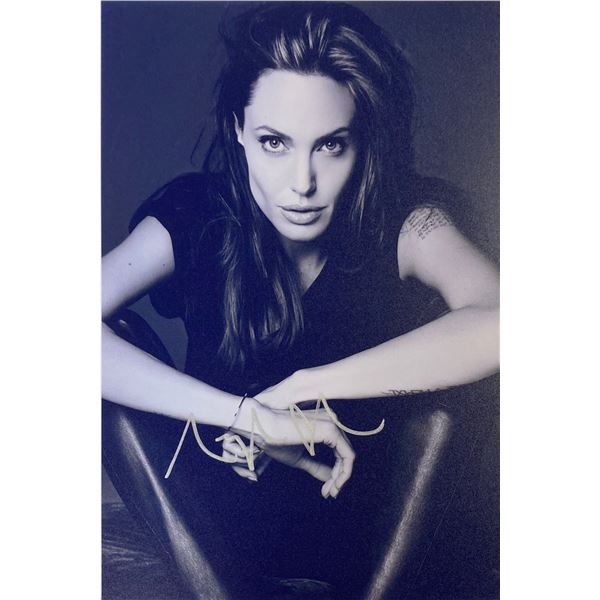 Autograph Signed Angelina Jolie Photo