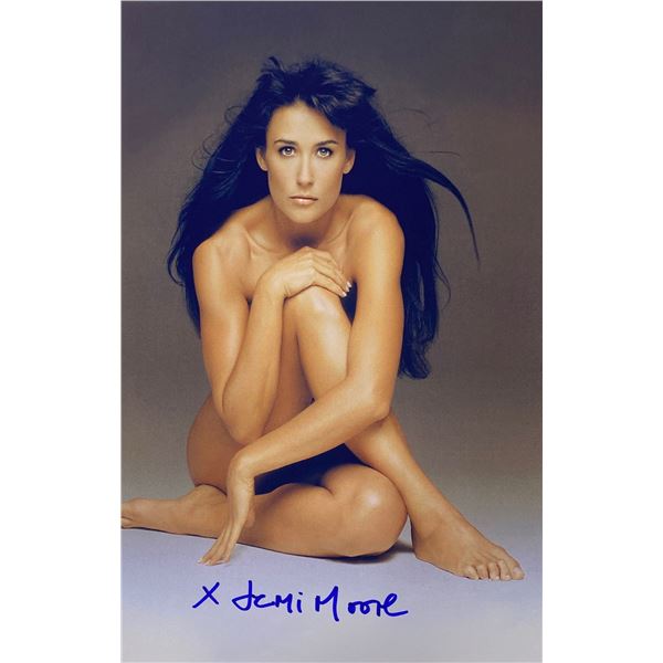 Autograph Signed  Demi Moore Photo