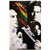 Image 1 : Fast and Furious Poster Paul Walker VinDiesel Autographed Signed