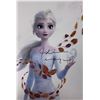 Image 1 : Frozen 2 Elsa Photo Idina Menzel Autographed Signed