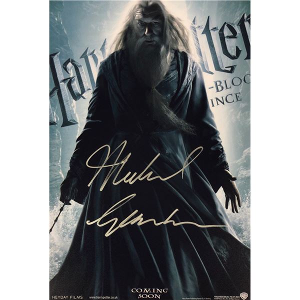 Harry Potter Photo Michael Gambon Autographed Signed