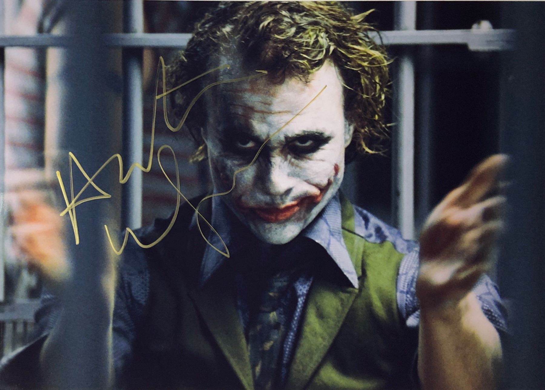 Joker Photo Heath Ledger Autographed Signed(04)