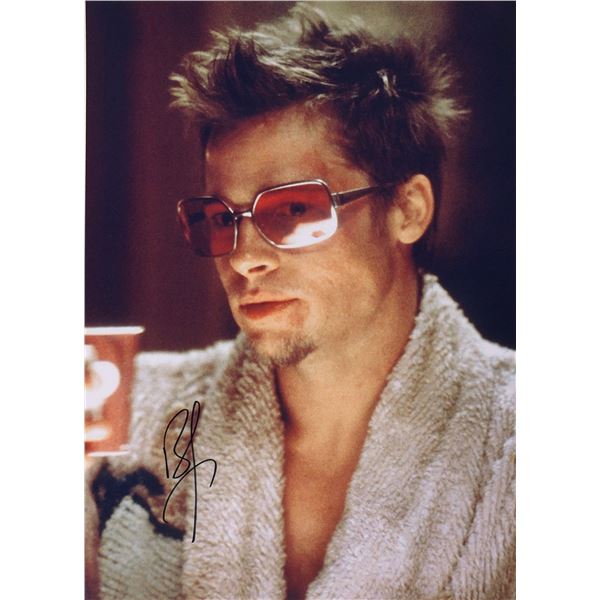 Fight Club Brad Pitt Photo Autographed Signed