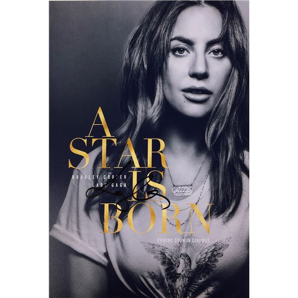 A Star is Born Lady Gaga Photo Autographed Signed