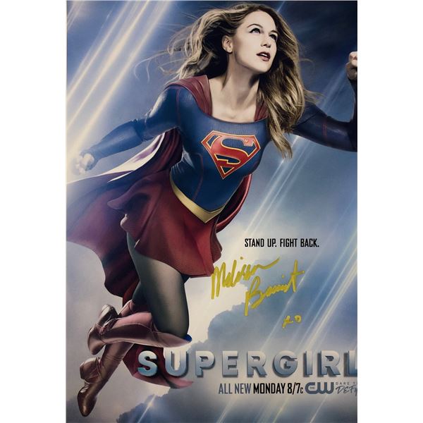Supergirl Melissa Benoist Photo Autographed Signed