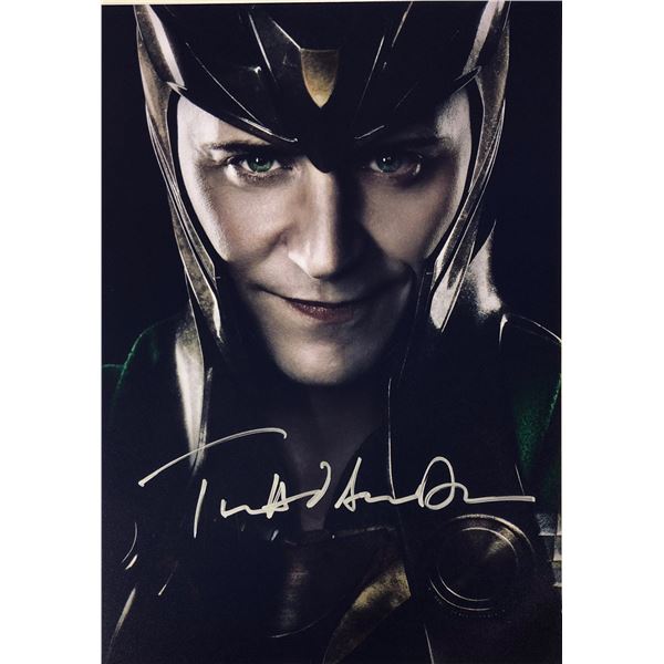 Thor Tom Hiddleston Autographed Signed Photo