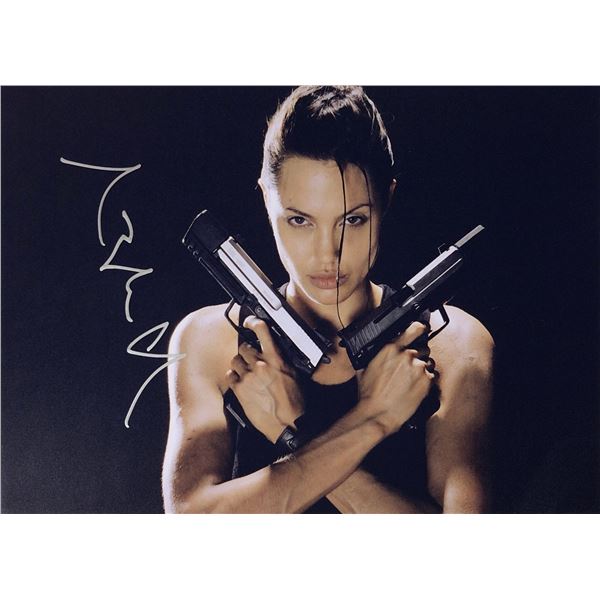 Tomb Raider Angelina Jolie Autographed Signed Photo