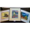 Image 1 : Three Original Water Colour Art Pieces All Professionally Framed and Matted