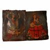 Image 1 : Two Unframed Spanish Colonial Paintings.