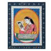 Image 2 : Indian Miniature of a Beauty with a Mirror.