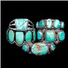 Image 1 : Group of Five Navajo Cuff Bracelets.