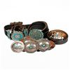Image 1 : Group of Four Navajo Concho Belts.