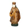 Image 1 : Carved Polychrome Holy Figure.