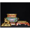 Image 3 : Chinese bronze cloisonne incense burner