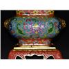Image 6 : Chinese bronze cloisonne incense burner