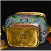Image 9 : Chinese bronze cloisonne incense burner