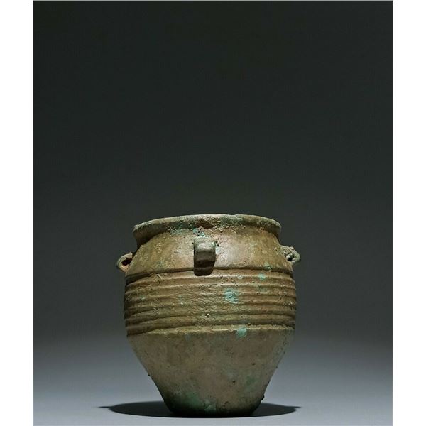 Chinese bronze ware wine vessel