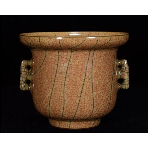 Chinese ge kiln porcelain incense burner