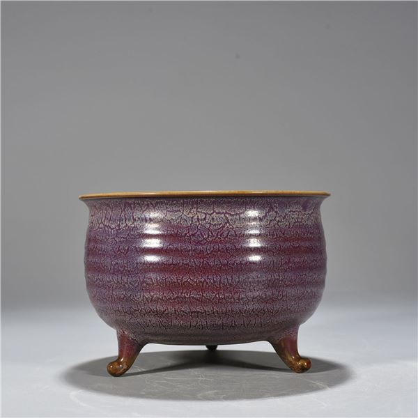 Chinese jun kiln porcelain incense burner