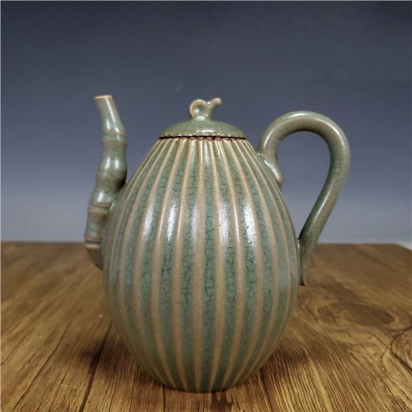 Chinese celadon kiln porcelain teapot