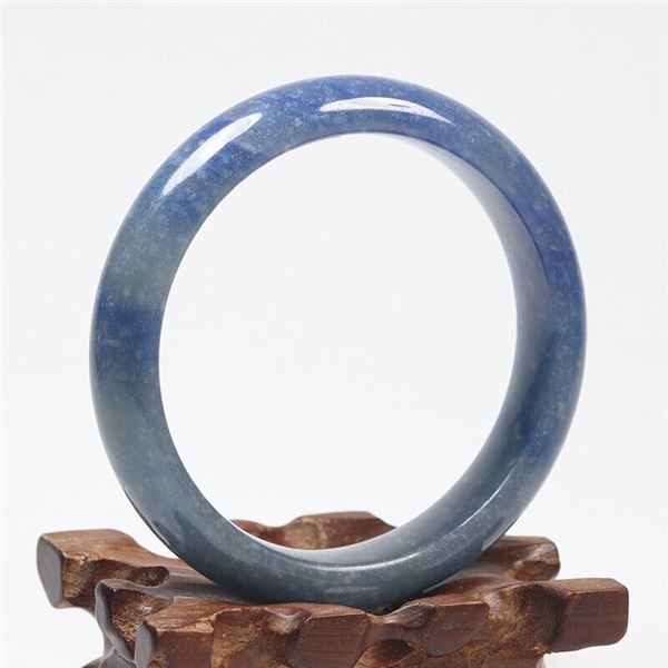 Chinese natural lavender jade bangle