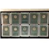 Image 2 : 10 SLABBED JEFFERSON NICKELS: 1972-D MINT FS,