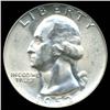 Image 1 : 1952S Washington 25c Quarter Coin Graded MS66 (COI-4040)