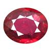 Image 1 : 1.25ct Natural Red Ruby Oval Gemstone (GEM-12095)