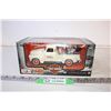 Image 1 : Maisto HD Custom 1950 Chevrolet 3100 Pick-Up (1:25) Diecast with (1:24) Harley Davidson Bike 2001 FL