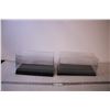 Image 1 : 2X THE BID PRICE - (4) Plastic Diecast Display Cases