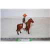 Image 1 : Vintage Cowboy and Horse Toy