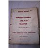 Image 4 : (3) Massey-Harris Manuals