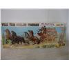 Image 2 : Wells Fargo Overland Stagecoach 2 1/2 feet long 1:16 Scale (looks complete)