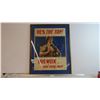 Image 1 : Original Canadian WWII Poster (framed) - HE'S THE TOP!