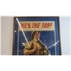 Image 4 : Original Canadian WWII Poster (framed) - HE'S THE TOP!