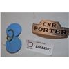 Image 1 : Tokens + CNR Porter badge