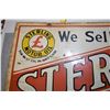 Image 3 : Sterling Motor Oil - Porcelain Fantasy Sign (Double Sided)