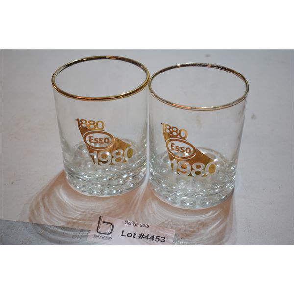 (2) 1980 Esso glasses