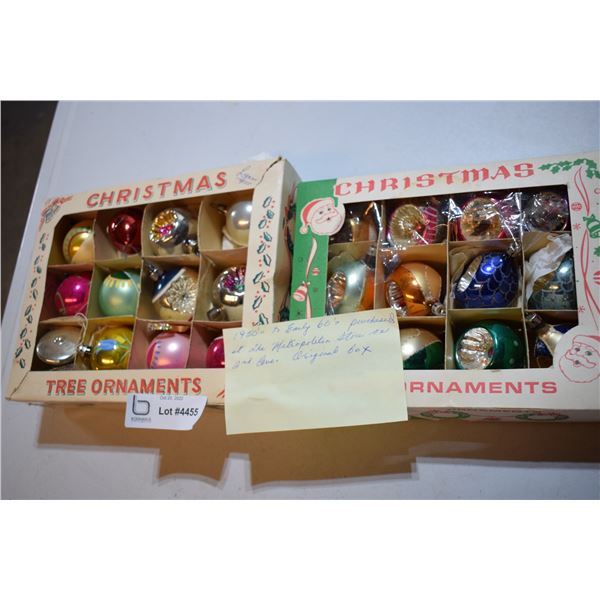 (2) Boxes of Christmas decorations