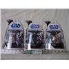 Image 1 : (3) Star Wars “The Clone Wars” Action Figures NIB