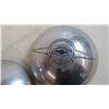 Image 2 : (2) Vintage Chevy Hubcaps